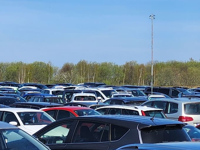 Zdjecie parkingu Na Wylocie przy lotnisku w Gdańsku