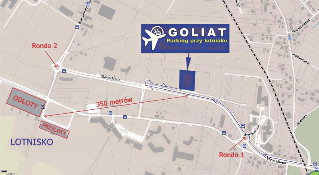 Zdjęcie Gdańsk Parking Lotnisko | Goliat