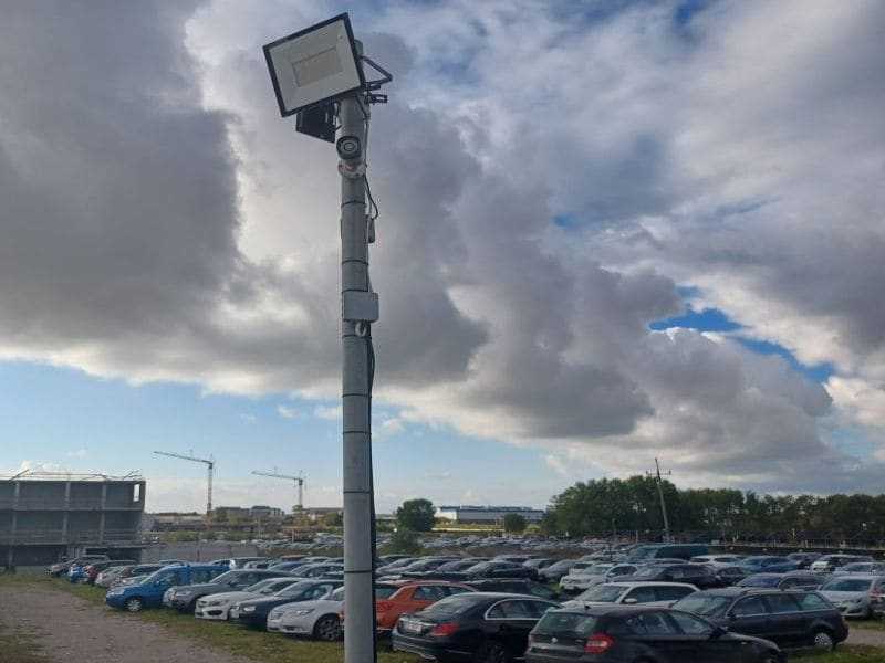 Zdjecie parkingu Sky Parking przy lotnisku w Gdańsku